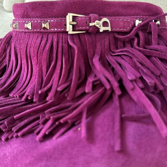 Christian Dior stiletto booties with fringe. Royal purple size 38.2 - Picture 6 of 6